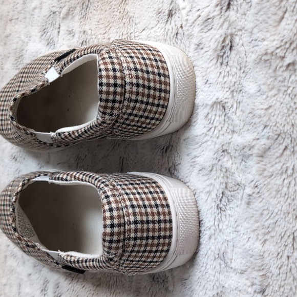 J. Crew Factory Plaid Slip-On Sneakers - Picture 5 of 7